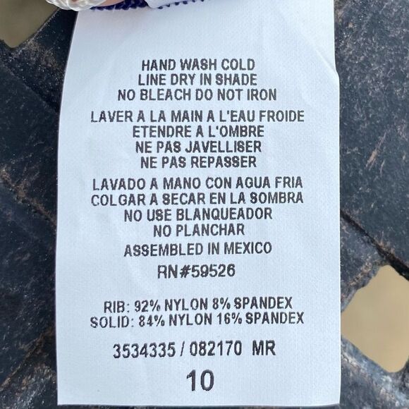 NWT New Trina Turk Olympia Ribbed French-Cut Bikini Swim Bottom 10 Beach - Picture 9 of 9